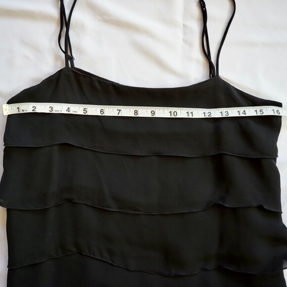 Nili Lotan Silk Tiered Mini Dress Size S - Picture 10 of 11